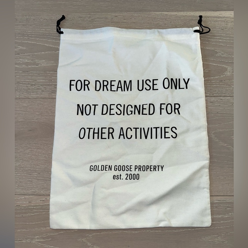 Never used Golden Goose dust bag storage bag travel bag